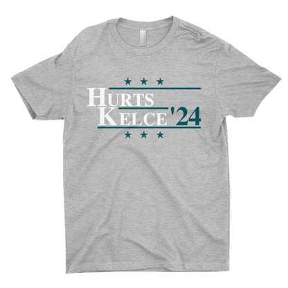 Hurts and Kelce 2024 Election Parody T-shirt