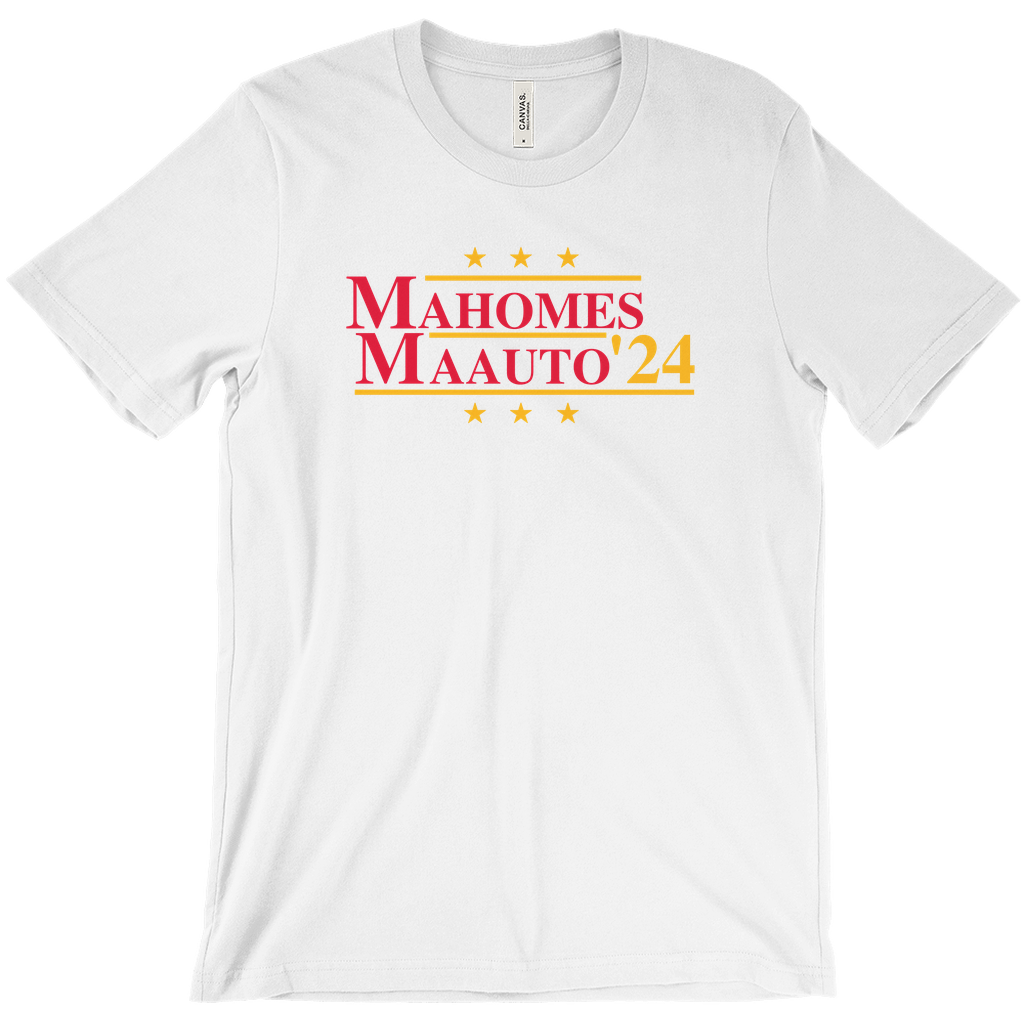 Mahomes and Maauto 2024 Election Parody T-shirt