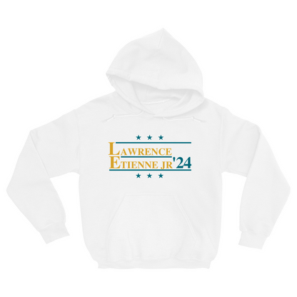 Lawrence and Etienne Jr. 2024 Election Parody Pullover Hoodie