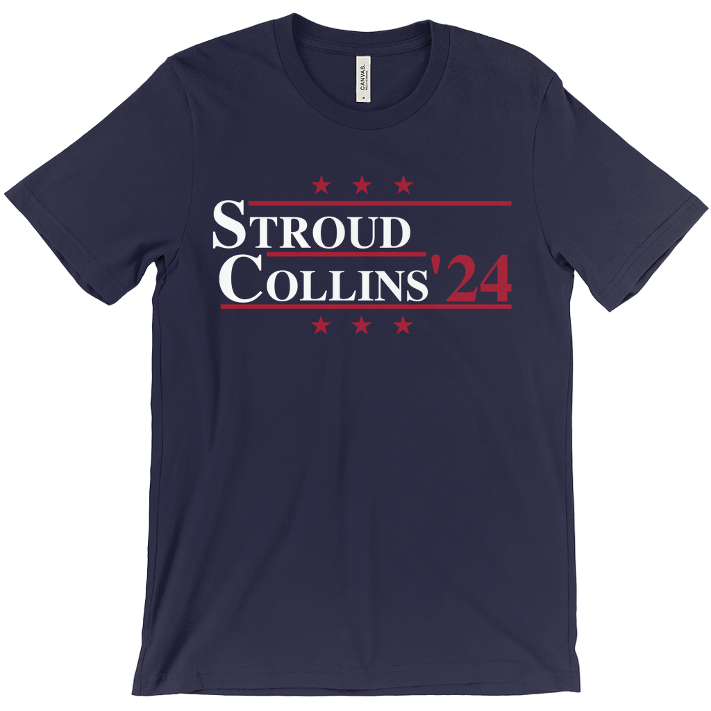 Stroud and Collins 2024 Election Parody T-shirt