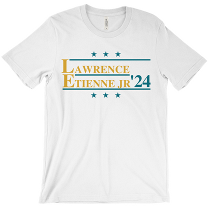 Lawrence and Etienne Jr. 2024 Election Parody T-shirt