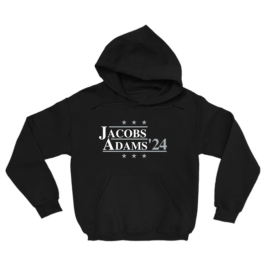 Jacobs and Adams 2024 Election Parody Pullover Hoodie