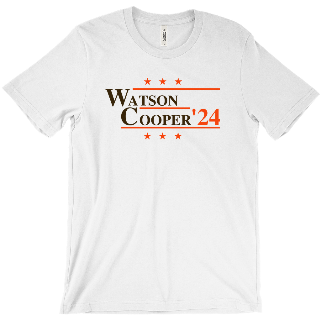 Watson and Cooper 2024 Election Parody T-shirt