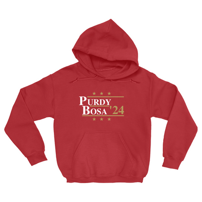 Purdy and Bosa 2024 Election Parody Pullover Hoodie