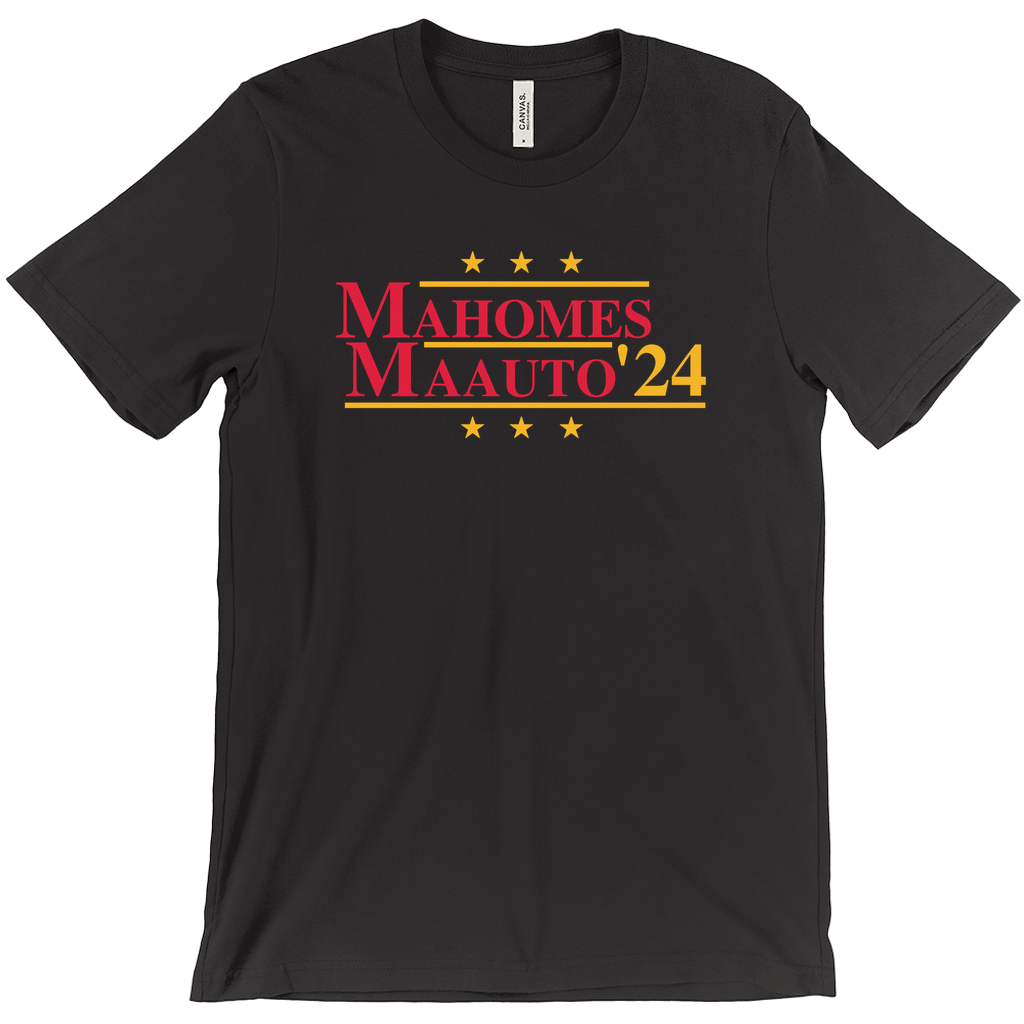 Mahomes and Maauto 2024 Election Parody T-shirt