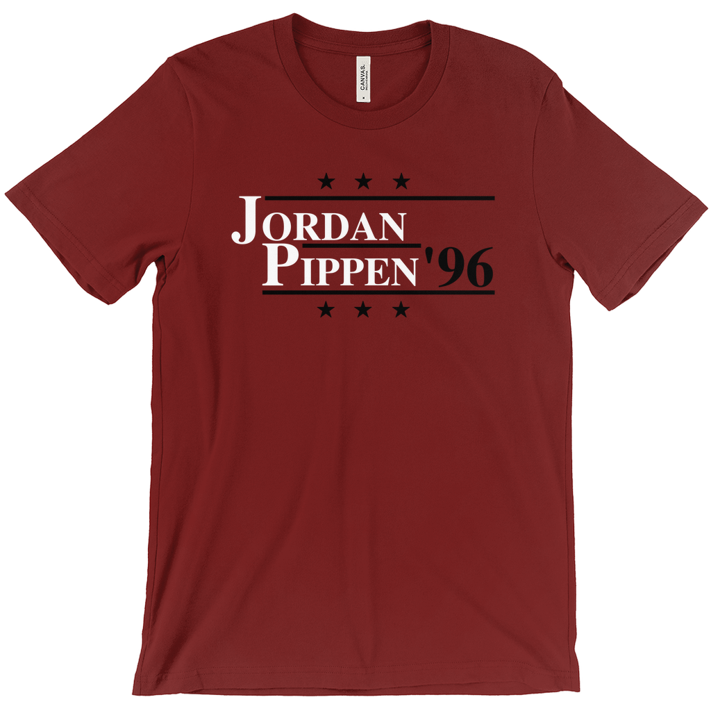 Jordan and Pippen Retro 1996 Election Parody T-shirt