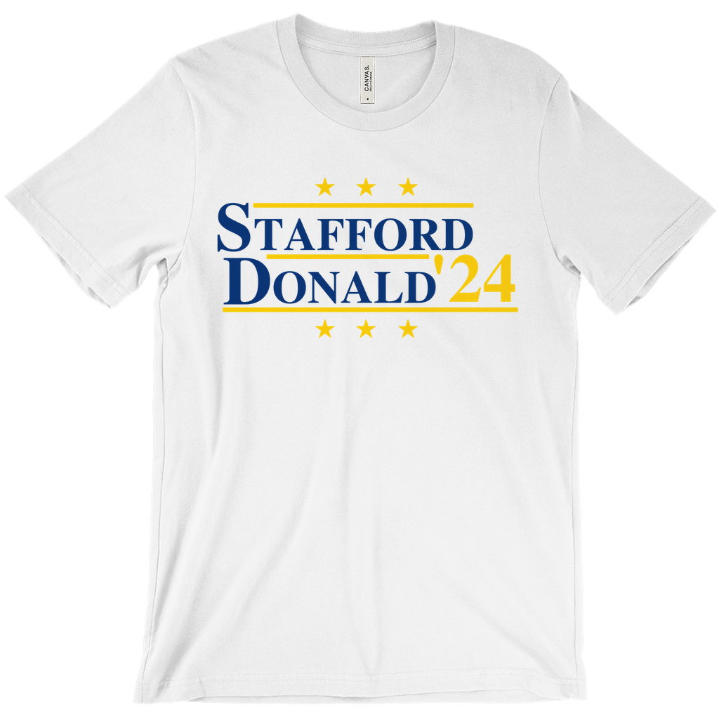 Stafford and Donald 2024 Election Parody T-shirt