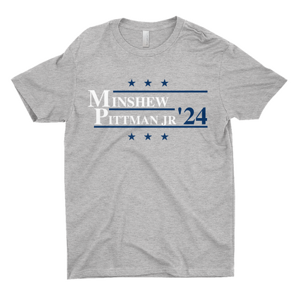 Minshew and Pittman Jr. 2024 Election Parody T-shirt