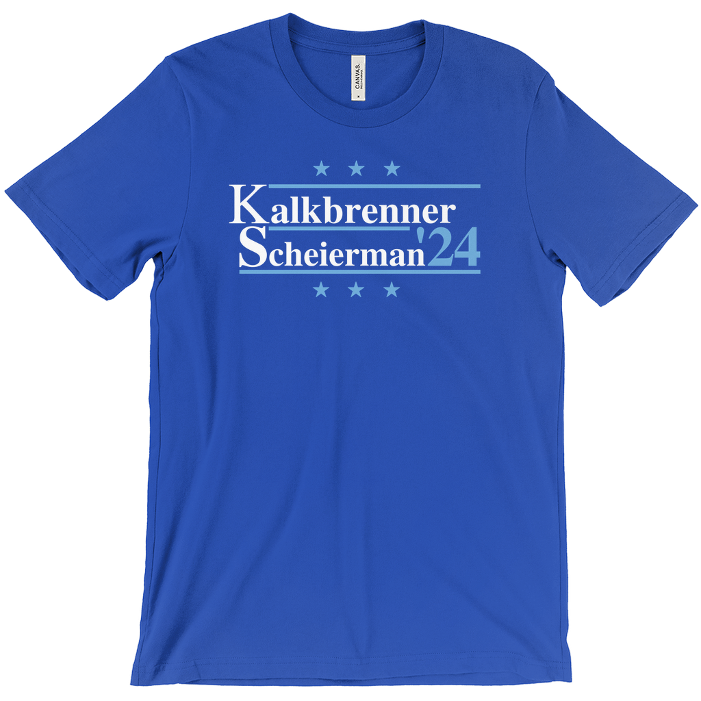 Kalkbrenner and Scheierman 2024 Election Parody T-shirt