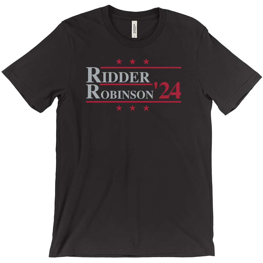 Ridder and Robinson 2024 Election Parody T-shirt