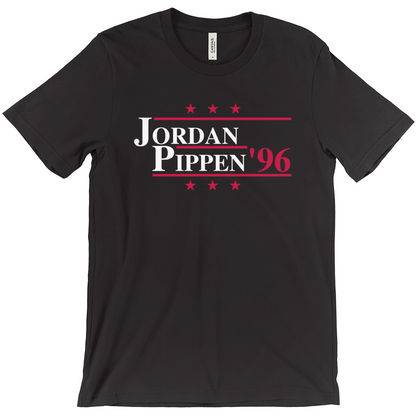 Jordan and Pippen Retro 1996 Election Parody T-shirt