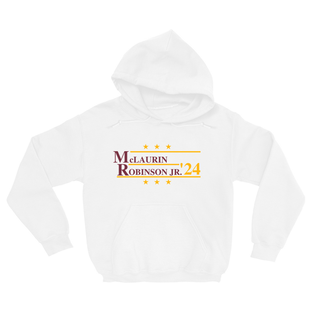 McLaurin and Robinson Jr. 2024 Election Parody Pullover Hoodie