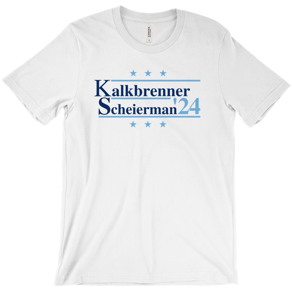 Kalkbrenner and Scheierman 2024 Election Parody T-shirt