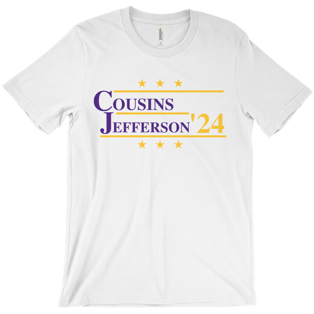 Cousins and Jefferson 2024 Election Parody T-shirt