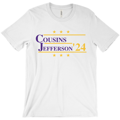 Cousins and Jefferson 2024 Election Parody T-shirt