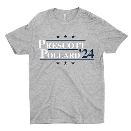 Prescott and Pollard 2024 Election Parody T-shirt