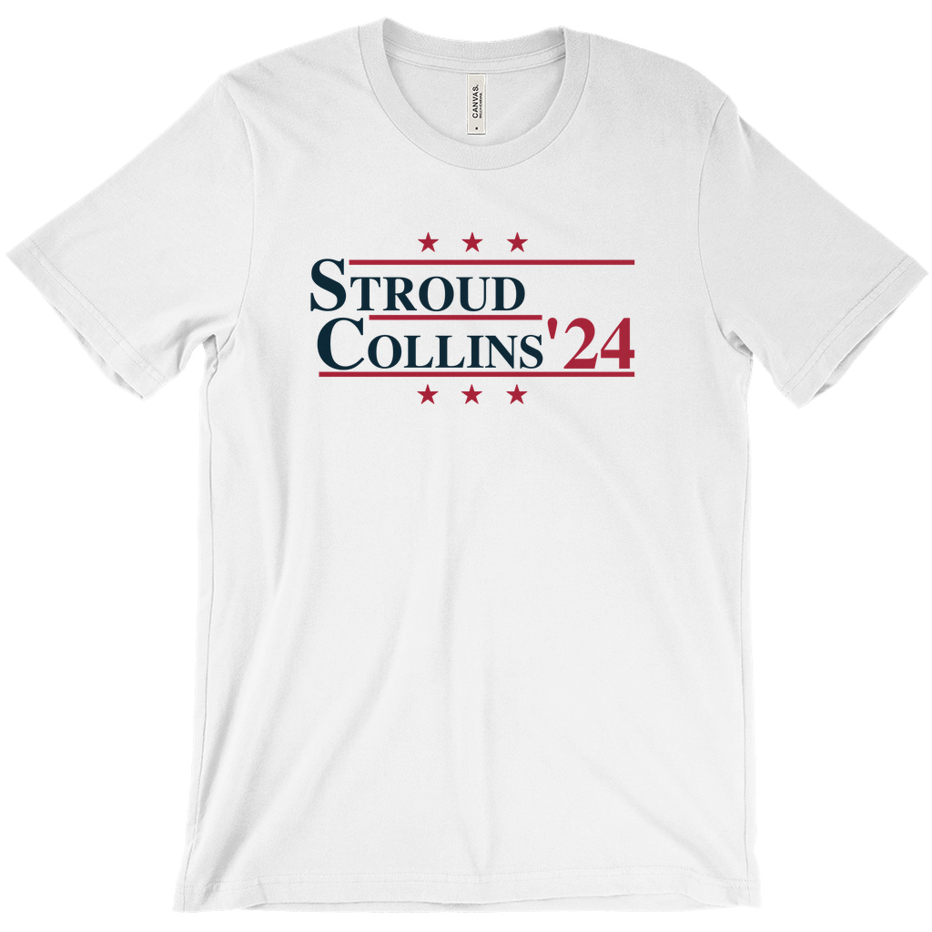 Stroud and Collins 2024 Election Parody T-shirt