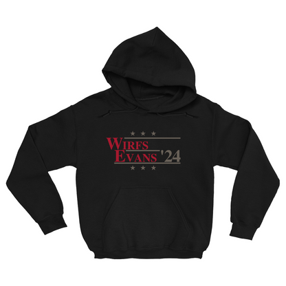 Wirfs and Evans 2024 Election Parody Pullover Hoodie