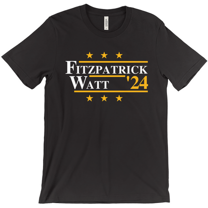 Fitzpatrick and Watt 2024 Election Parody T-shirt