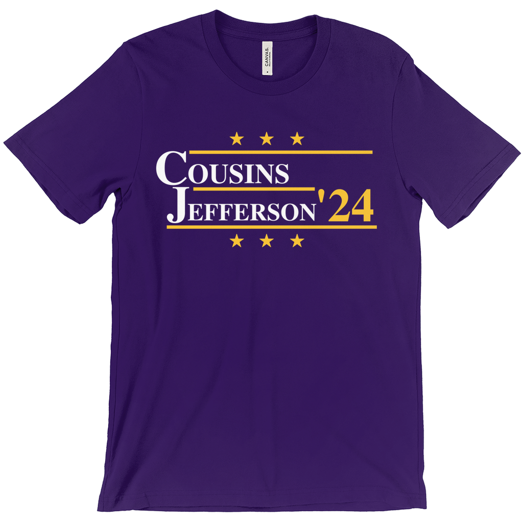 Cousins and Jefferson 2024 Election Parody T-shirt