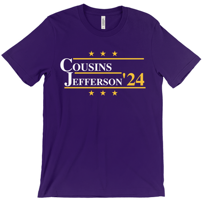 Cousins and Jefferson 2024 Election Parody T-shirt