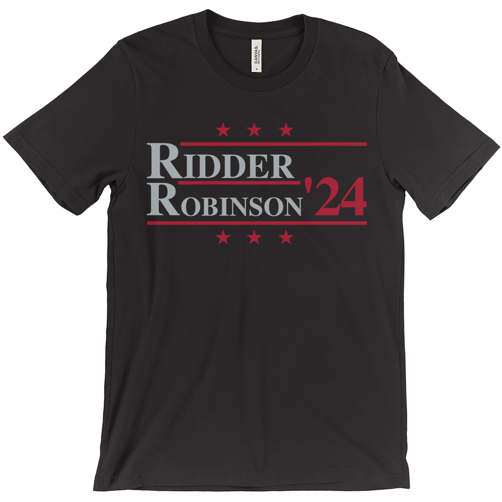 Ridder and Robinson 2024 Election Parody T-shirt