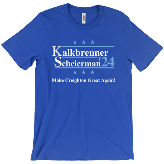 Kalkbrenner and Scheierman 2024 Election Parody T-shirt Version #2