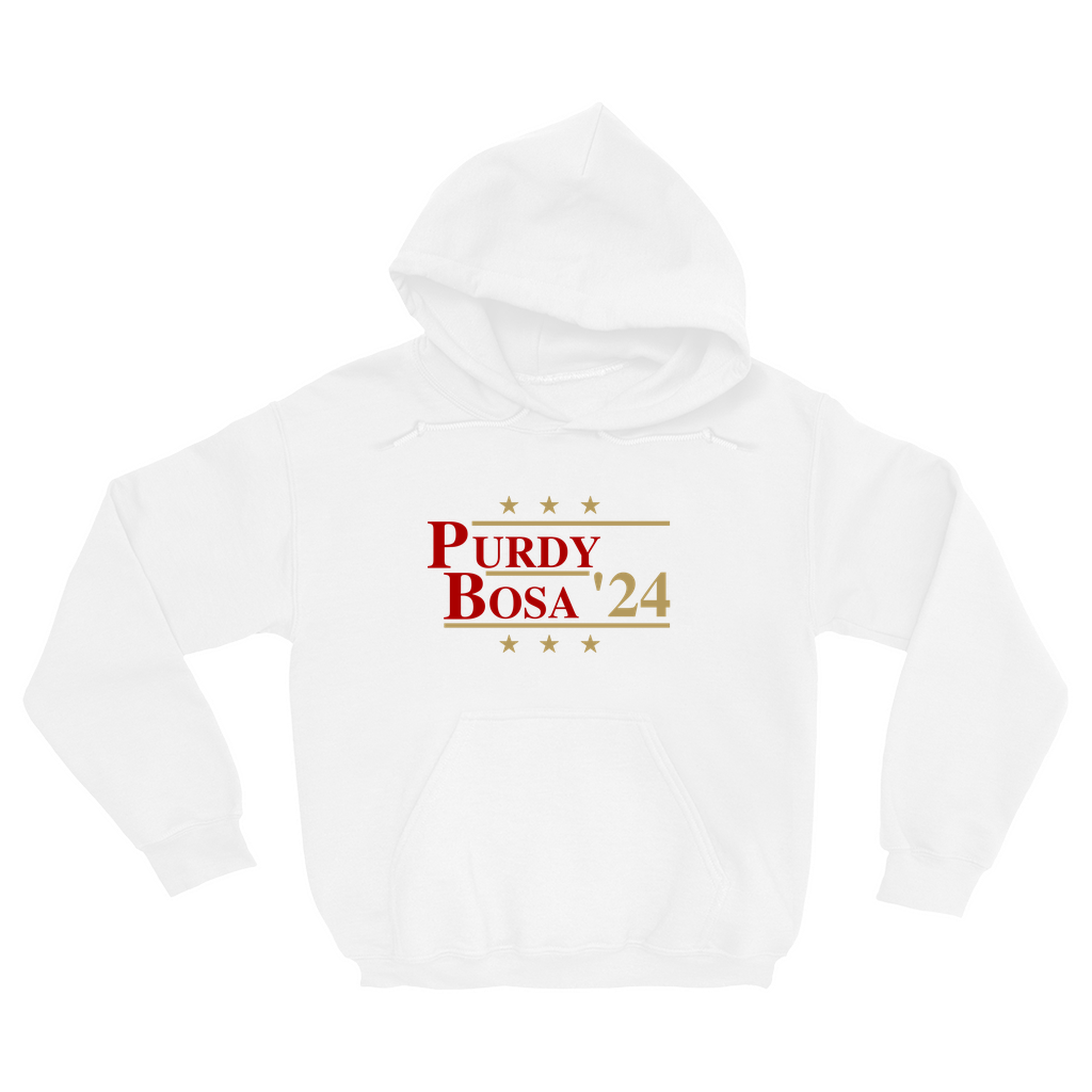 Purdy and Bosa 2024 Election Parody Pullover Hoodie