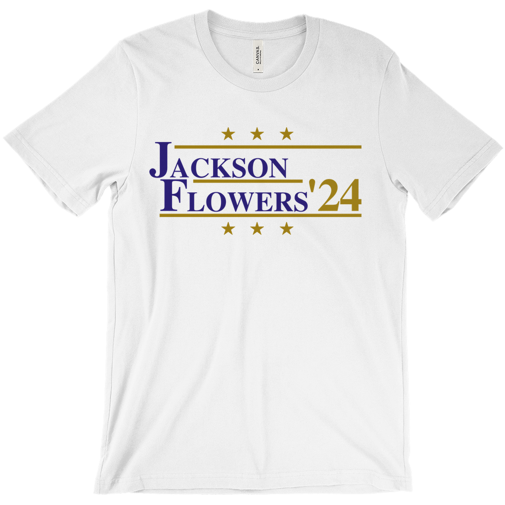 Jackson and Flowers 2024 Election Parody T-shirt