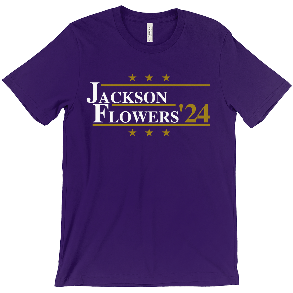 Jackson and Flowers 2024 Election Parody T-shirt