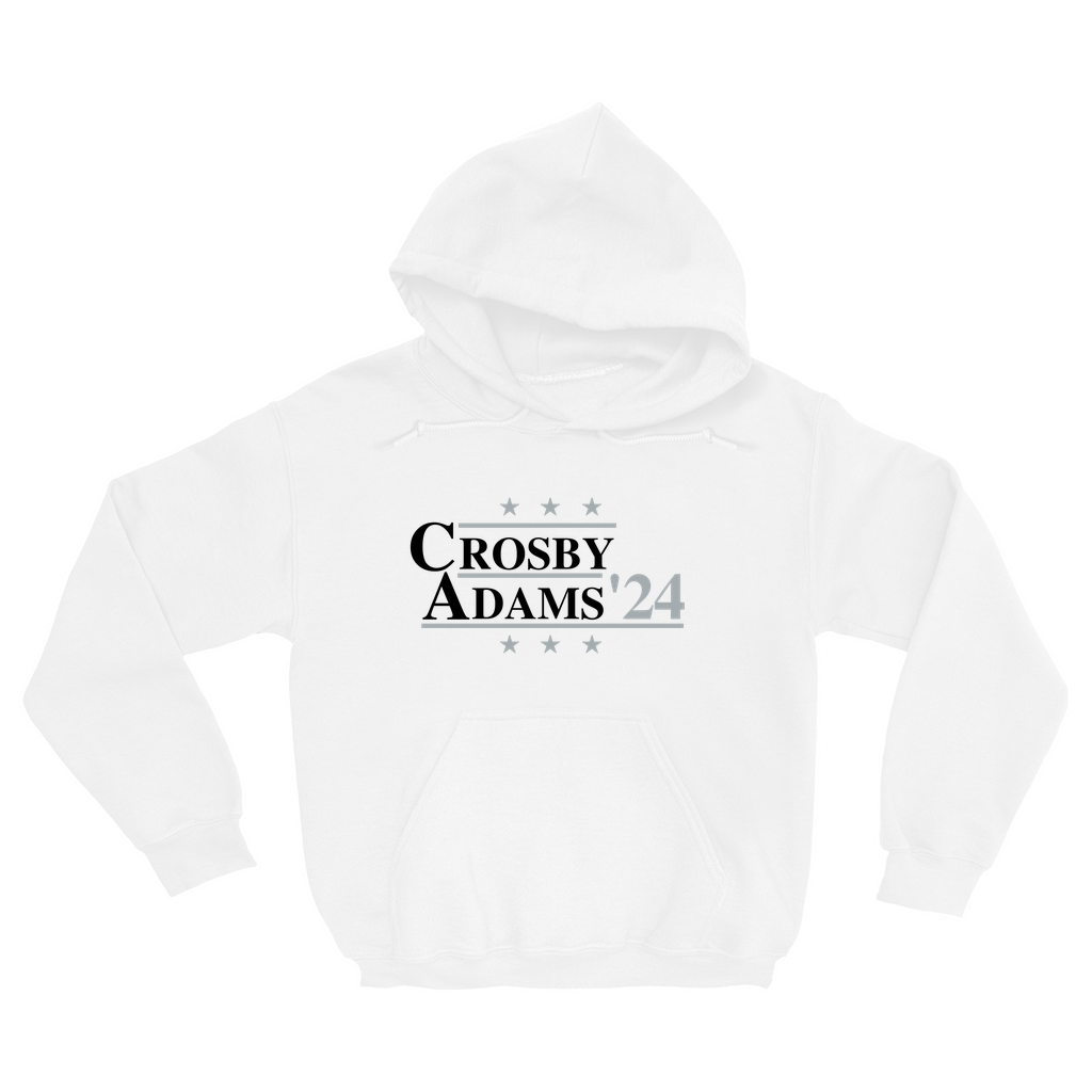 Crosby and Adams 2024 Election Parody Pullover Hoodie