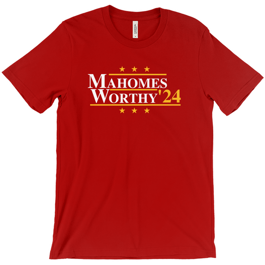 Mahomes and Worthy 2024 Election Parody T-shirt