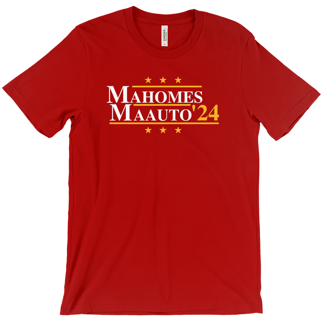 Mahomes and Maauto 2024 Election Parody T-shirt