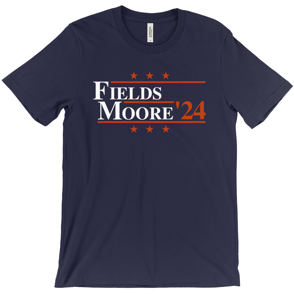 Fields and Moore 2024 Election Parody T-shirt