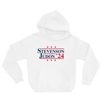 Stevenson and Judon 2024 Election Parody Pullover Hoodie