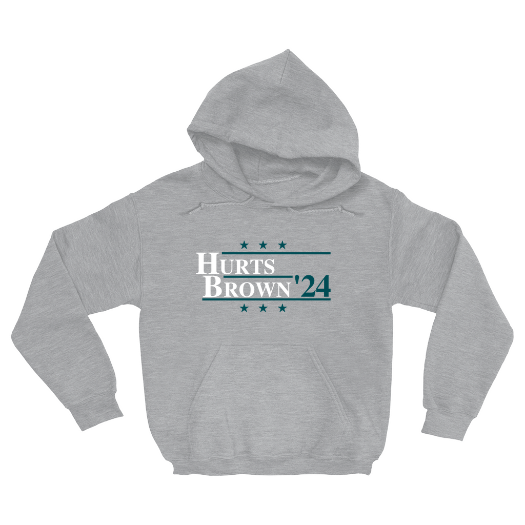 Hurts and Brown 2024 Election Parody Pullover Hoodie