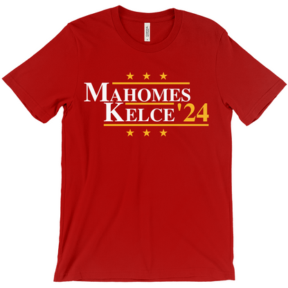 Mahomes and Kelce 2024 Election Parody T-shirt