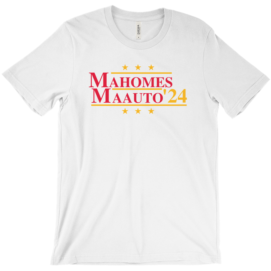 Mahomes and Maauto 2024 Election Parody T-shirt