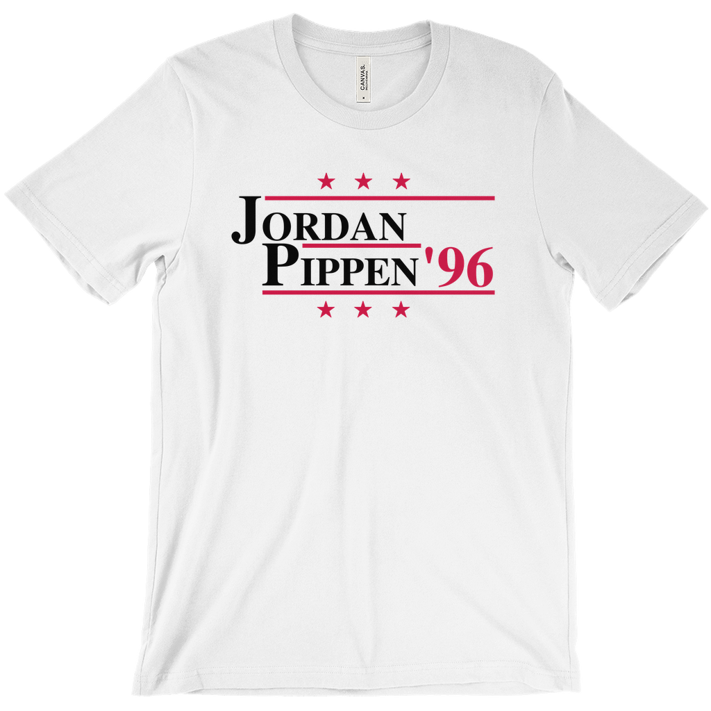 Jordan and Pippen Retro 1996 Election Parody T-shirt