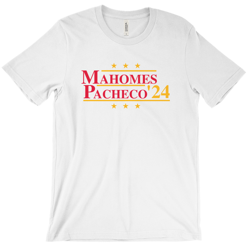 Mahomes and Pacheco 2024 Election Parody T-shirt