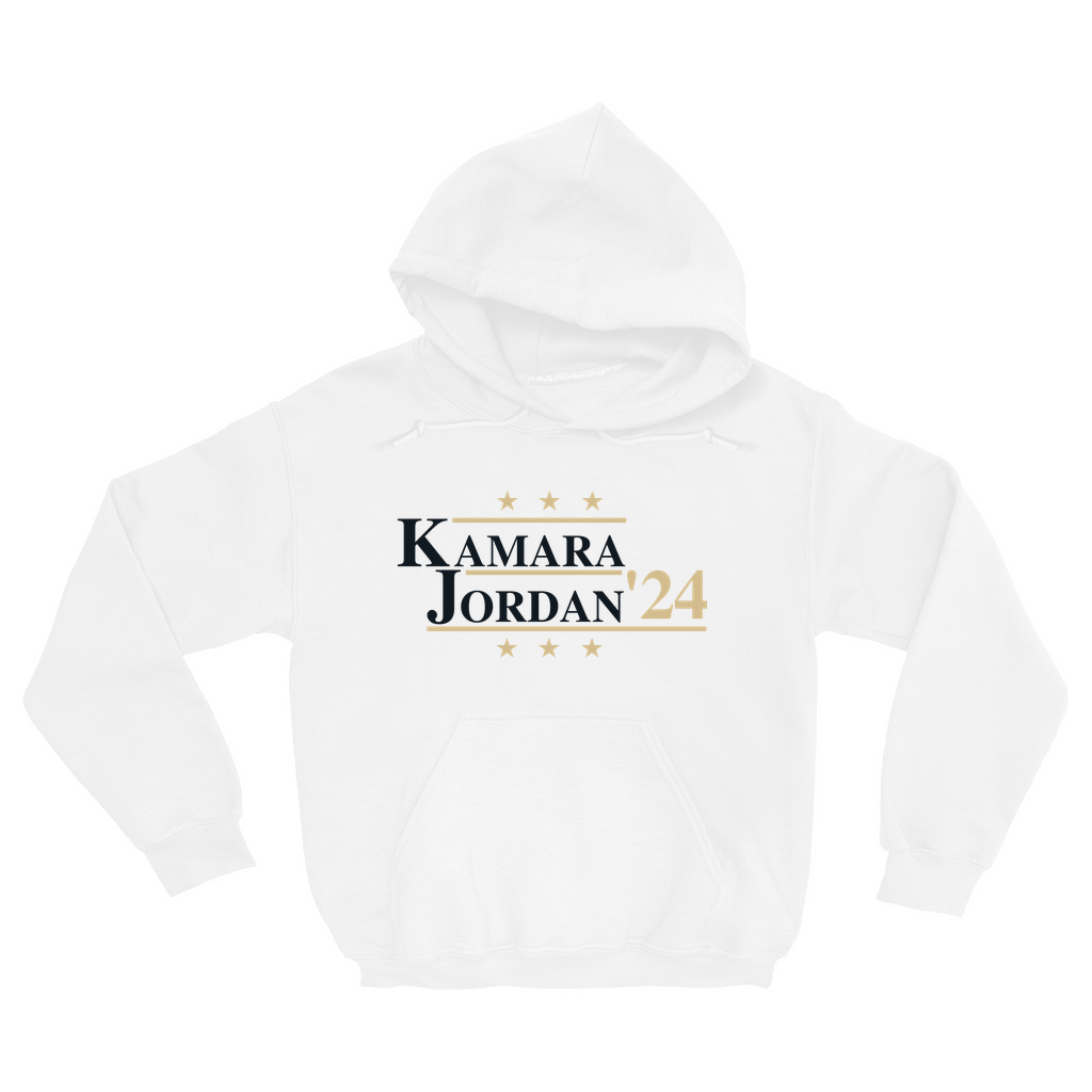 Kamara and Jordan 2024 Election Parody Pullover Hoodie