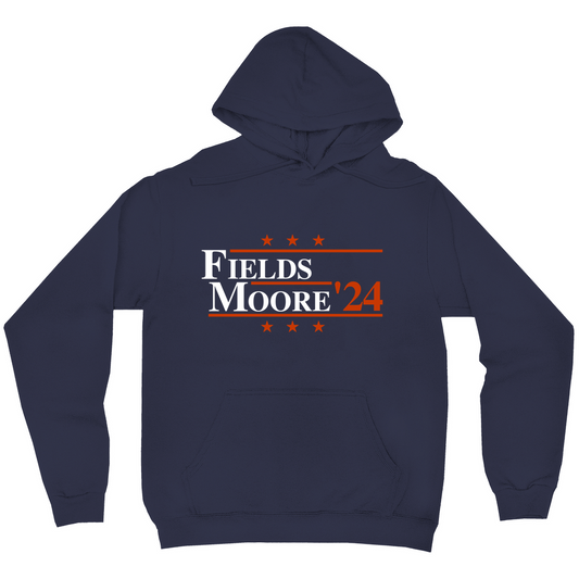 Fields and Moore 2024 Election Parody Pullover Hoodie