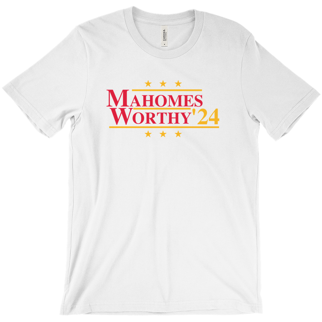 Mahomes and Worthy 2024 Election Parody T-shirt