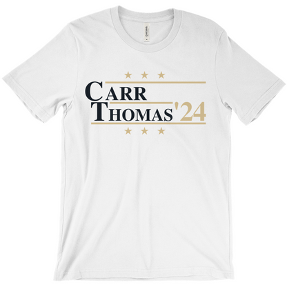 Carr and Thomas 2024 Election Parody T-shirt