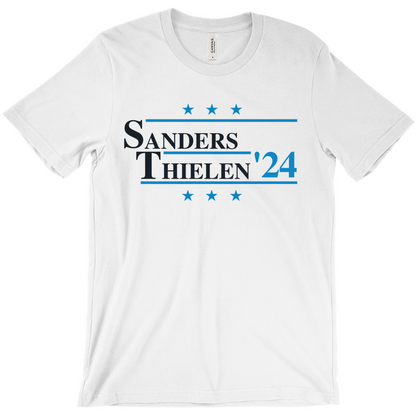 Sanders and Thielen 2024 Election Parody T-shirt