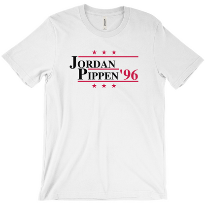 Jordan and Pippen Retro 1996 Election Parody T-shirt