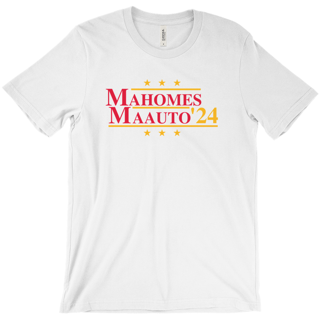 Mahomes and Maauto 2024 Election Parody T-shirt