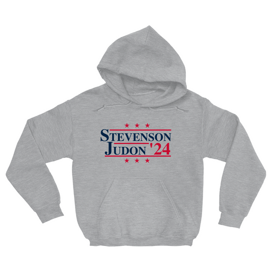 Stevenson and Judon 2024 Election Parody Pullover Hoodie