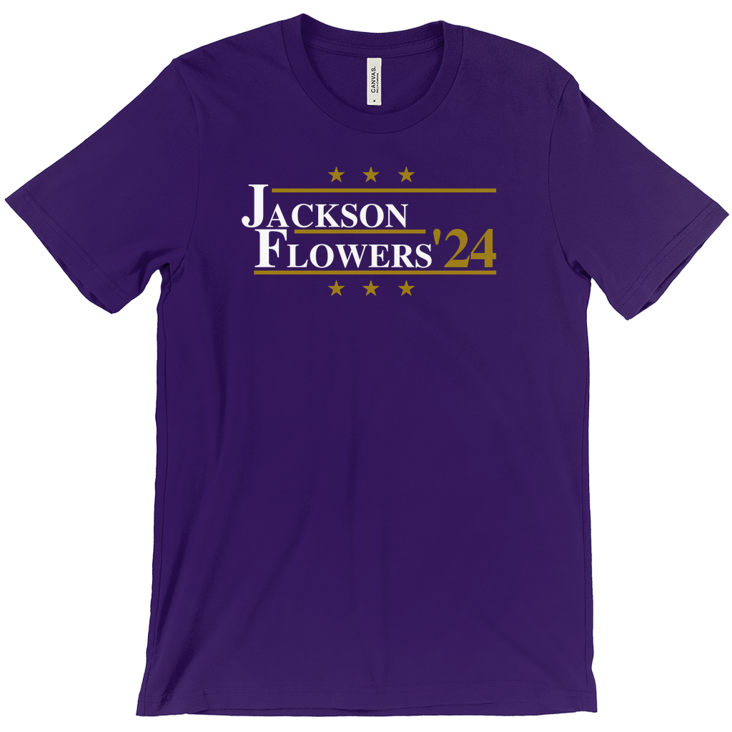 Jackson and Flowers 2024 Election Parody T-shirt