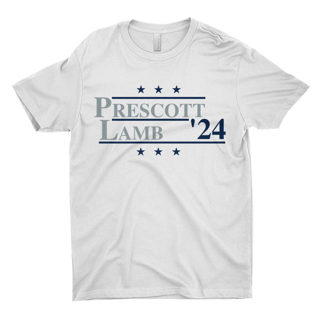 Prescott and Lamb 2024 Election Parody T-shirt